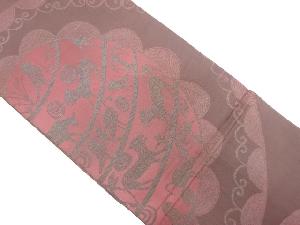 抽象動物模様織出し袋帯